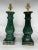 Late 19th Century Glazed Terracotta Baluster Lamps - a Pair For Sale - Image 4 of 4
