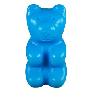 Large Pop Art Blue Gummy Bear Lamp from Messow, Germany, 1970s For Sale