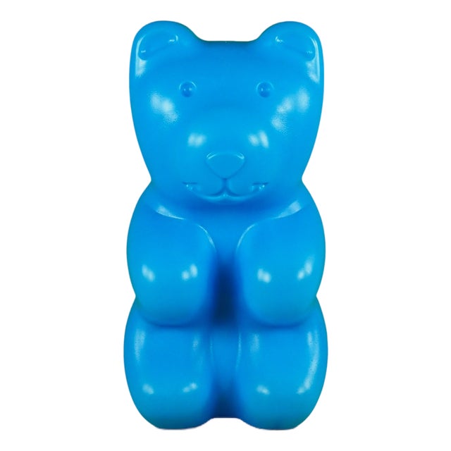 Large Pop Art Blue Gummy Bear Lamp from Messow, Germany, 1970s For Sale