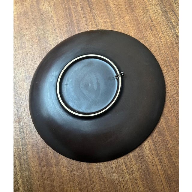 Brown Mid-Century German Studio Pottery Wall Plate with Sunflower Design from Ruscha, 1960s For Sale - Image 8 of 18