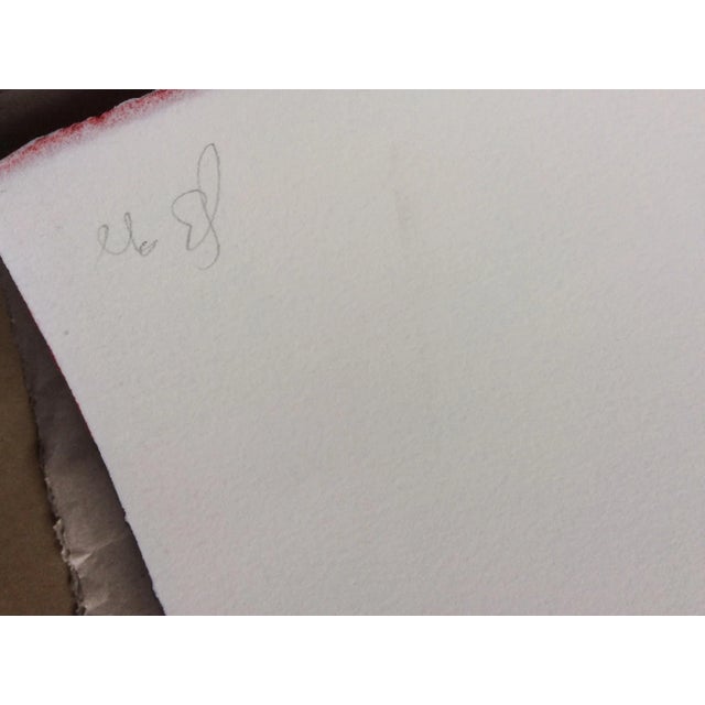 Mid-Century Modern Gilbert Bretterbauer, Siebdruck, 1997 For Sale - Image 3 of 7