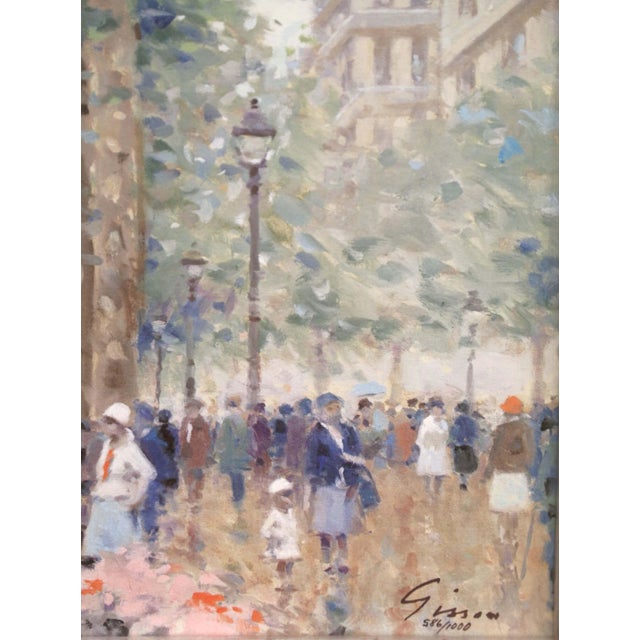 Late 20th Century Limited Edition Paris Arc-De-Triomphe Print by Andre Gisson For Sale - Image 9 of 14