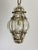 Mid-century Venetian caged lantern in blown Murano glass, 1940s Intact and in good condition. E37 bulb. Diameter 20 cm,...