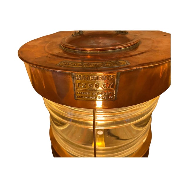 Late 1800s Ship Lantern, Meteorite Masthead Chairish