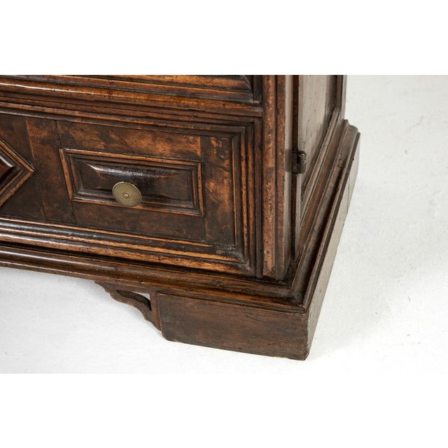 Wood 18th Century Italian Walnut Coffer For Sale - Image 7 of 10