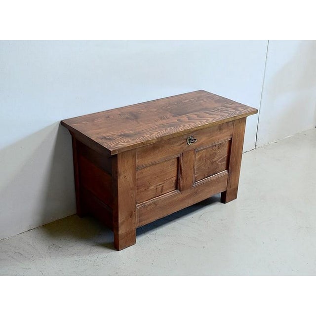 Small 19th Century Ash Chest, in Restored conditions. Designed before 1890