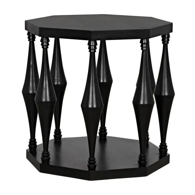 Not Yet Made - Made To Order NOIR Marceo Side Table, Hand Rubbed Black For Sale - Image 5 of 5