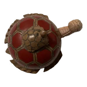 2000s, Carved Turtle on Turtle - Removable Top, Vietnam