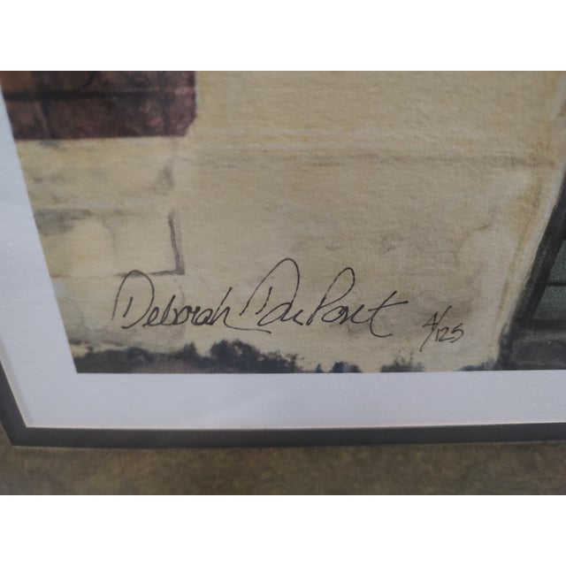 Spanish Deborah DuPont "Habana Puerta Ii" Giclee on Somerset Signed & Numbered Limited Edition Print by New Era Fine Art For Sale - Image 3 of 7