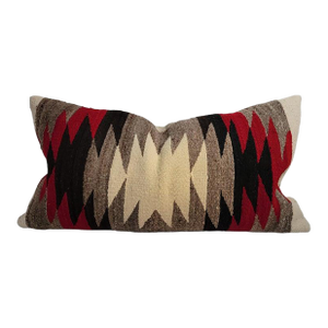 Vintaeg Hand Woven Eye Dazzler Jigsaw Pillow