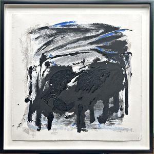 Emil Schumacher, Original Terragraph from the Book of Genesis, 1998, No. 1