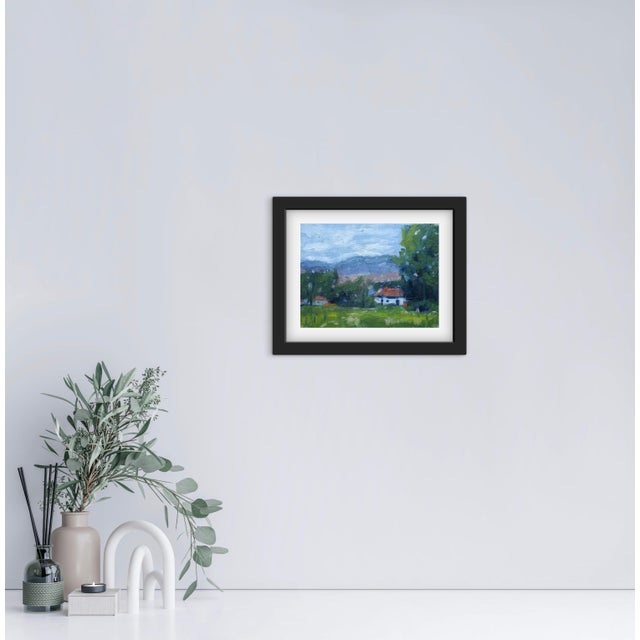 Expressionist Oil Painting, Farmhouse (Plein Air Landscape) For Sale - Image 4 of 4