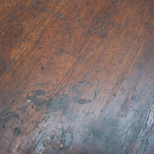 Large Vintage Drapers Table, 1920 For Sale - Image 10 of 11