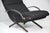 P40 armchair by Osvaldo Borsani for Tecno. Adjustable backrest, armrests, and seat; extendable footrest. Leather...