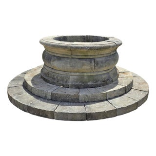 Italian Great Stone Well, 20th Century For Sale
