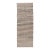 Vintage Turkish Kilim Runner Brown Stripe Ivory Neutral Wool Flatweave For Sale