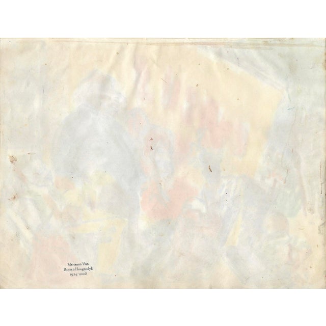 Mid-Century Modern 1955 Marianna Van Rossen Hoogendyk Circus Painting For Sale - Image 3 of 3
