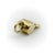Modern Vintage 18k Gold Large Whistle Pendant Charm For Sale - Image 3 of 8