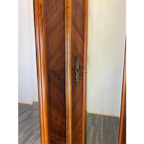 French Carved Mirrored Wardrobe For Sale - Image 6 of 18