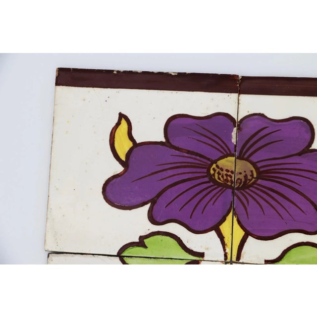 Circa: 1900. Material: Earthenware. Origin: Portugal. Mark below item: AA Costa & C F Das Devezas Item Condition: One tile...