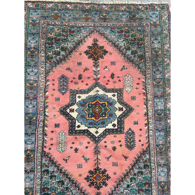 Vintage Moroccan Rustic Rabat Rug, 1960s For Sale - Image 4 of 18