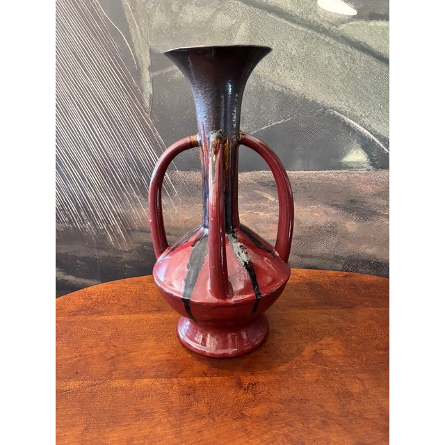 Late 20th Century Large Pacific Northwest Studio Pottery Floor Vase For Sale - Image 4 of 5