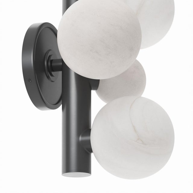 Contemporary Sofia Sconce, Oil Rubbed Bronze For Sale - Image 3 of 6
