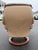 Beige Beige Leather Ekornes Stressless Recliner For Sale - Image 8 of 12