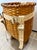 French Antique French Hand Woven Bread Basket With Canvas Straps For Sale - Image 3 of 6
