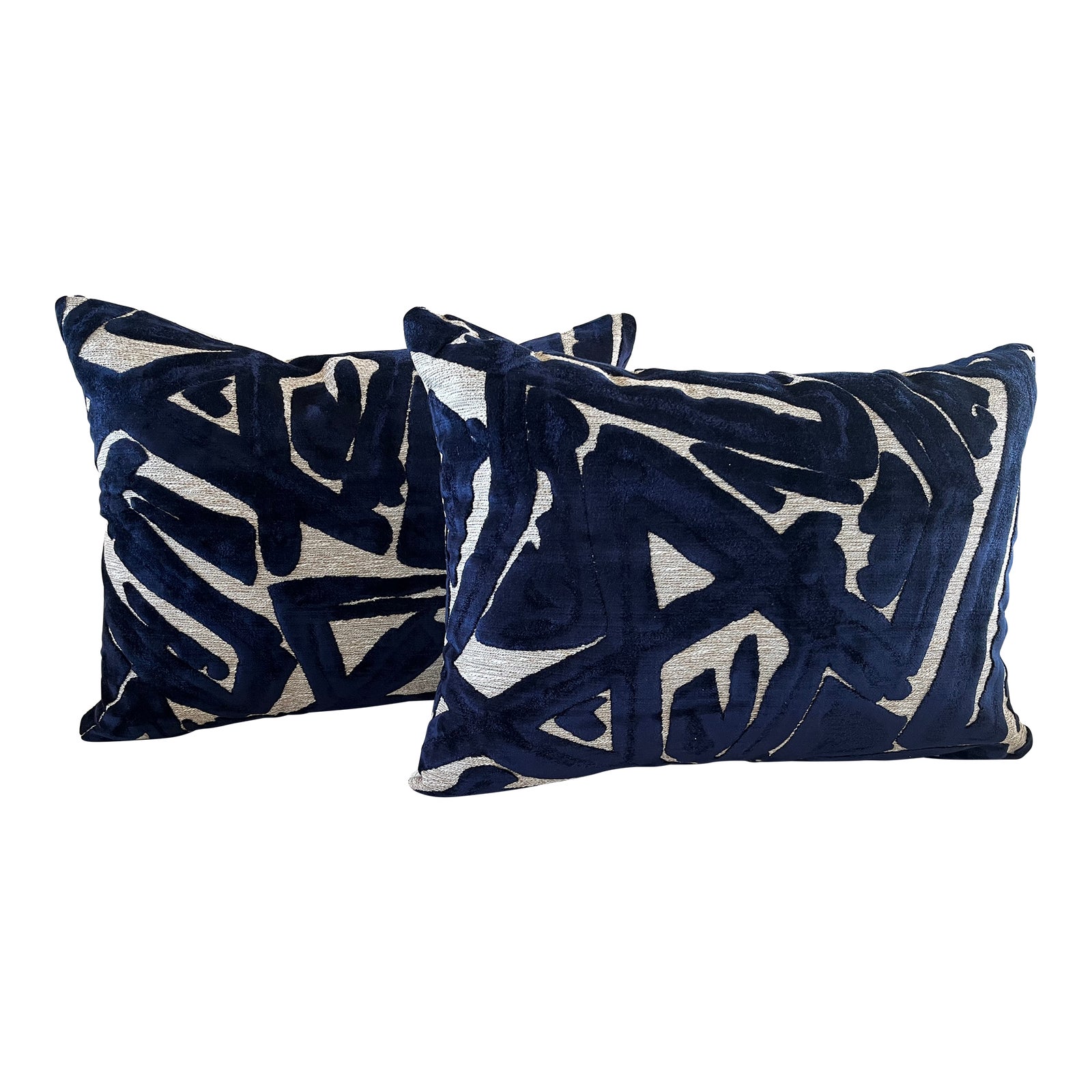 Custom Geometric Pillow Covers a Pair Chairish