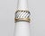 Contemporary Vintage David Yurman Sculpted Cable Sterling Silver & 14k Gold Ring – Size 8 For Sale - Image 3 of 3