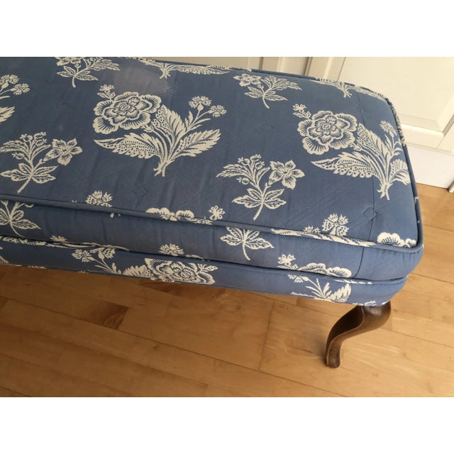 Vintage French Style Upholstered Bench For Sale In San Francisco - Image 6 of 7