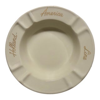 Holland America Line Cruise Ship Porcelain Catchall Ashtray For Sale