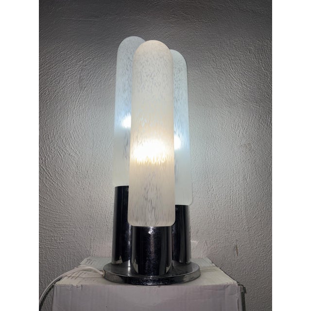 Murano Glass Table Lamp, Mid-20th Century For Sale - Image 3 of 10