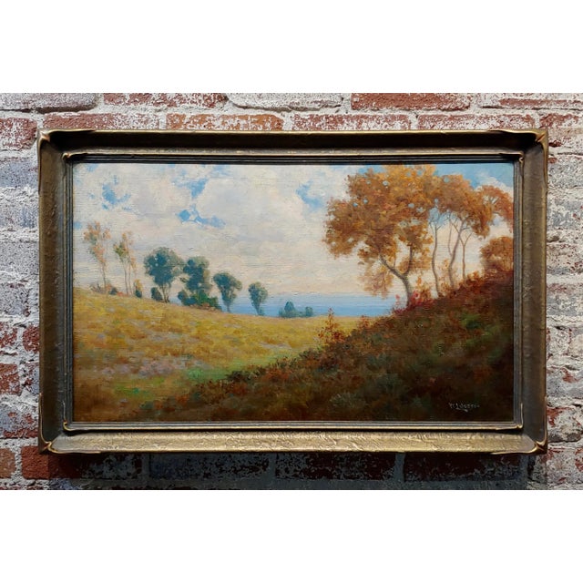 William Lees Judson -Santa Barbara Landscape-Impressionist Oil Painting C1900s For Sale - Image 12 of 12
