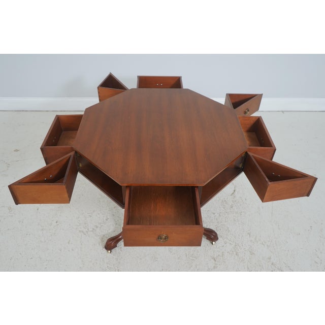 Biggs Thomas Jefferson Monticello Mahogany Rent Table For Sale - Image 4 of 18