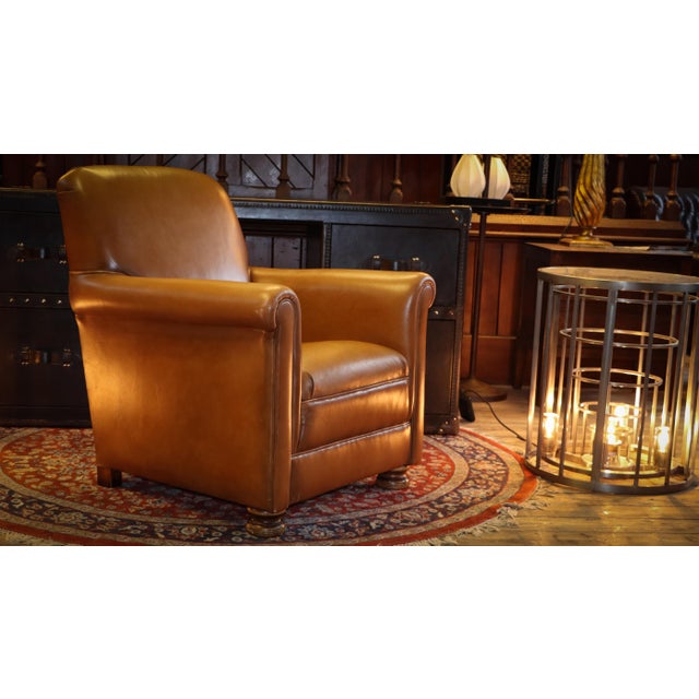 Tetrad Princess Leather Club Chair, 2010s For Sale - Image 15 of 18