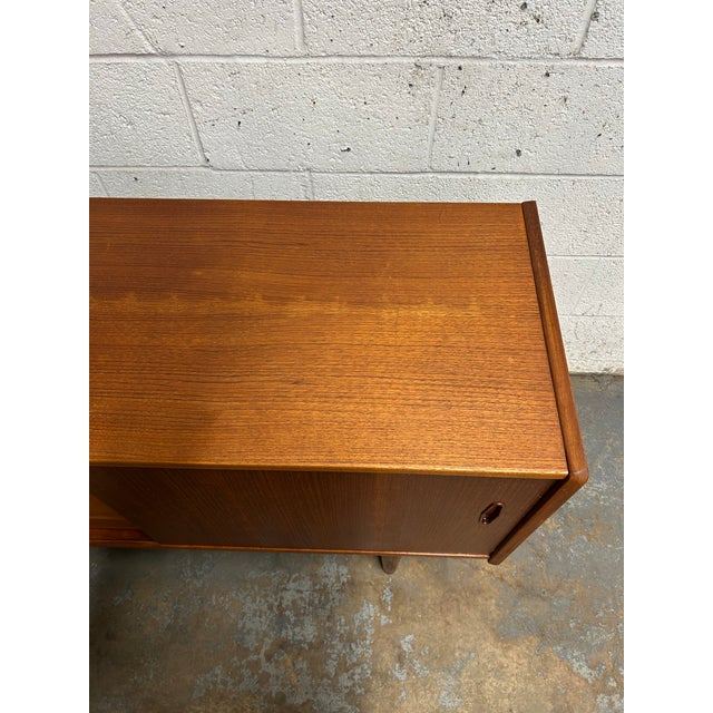 Brown Nils Jonsson for Troeds Sweden - Teak Mid Century Modern Low Sideboard “Trio” 1960s For Sale - Image 8 of 12