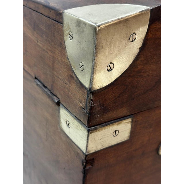 Antique Camphor Wood Chest, 1900 For Sale - Image 9 of 14