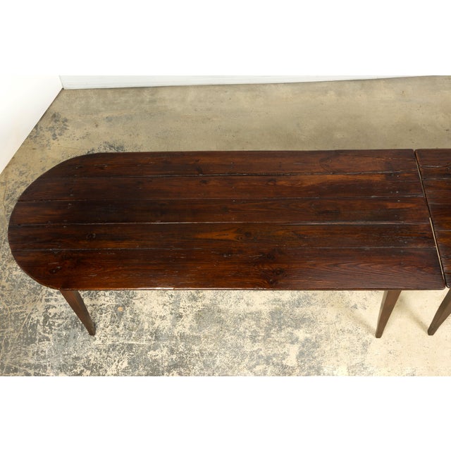 Late 18th Century French Provincial Oak Communal Dining Table For Sale In New York - Image 6 of 18