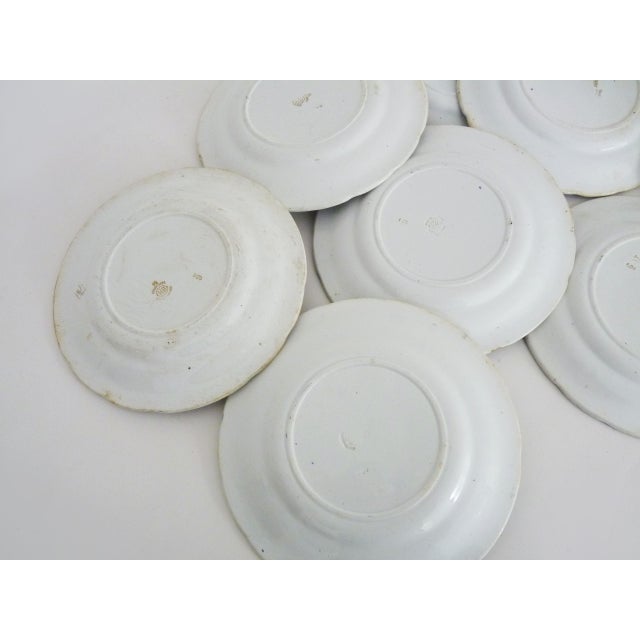 Black Earthenware Dessert Plates with Fruit Decoration from HB Choisy Le Roi, 19th Century, Set of 10 For Sale - Image 8 of 11