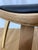 Wood 1960s Nuevo Satine Dining Chairs With Black Leather Seats - Set of 4 For Sale - Image 7 of 9