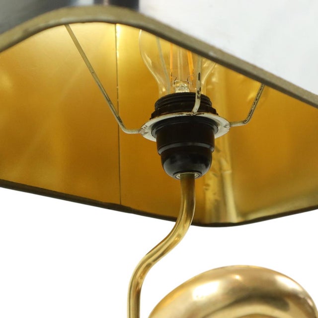 Large Hollywood Regency Swan Table Lamp from Regina, Italy, 1970s For Sale - Image 12 of 18