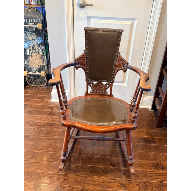 1890's Rocking Chair For Sale In Washington DC - Image 6 of 8