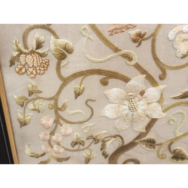 Antique Floral Needlework Art Chairish