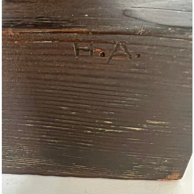 Brown C. 1970s Abstract Figurative Carved Teak Sculpture For Sale - Image 8 of 8