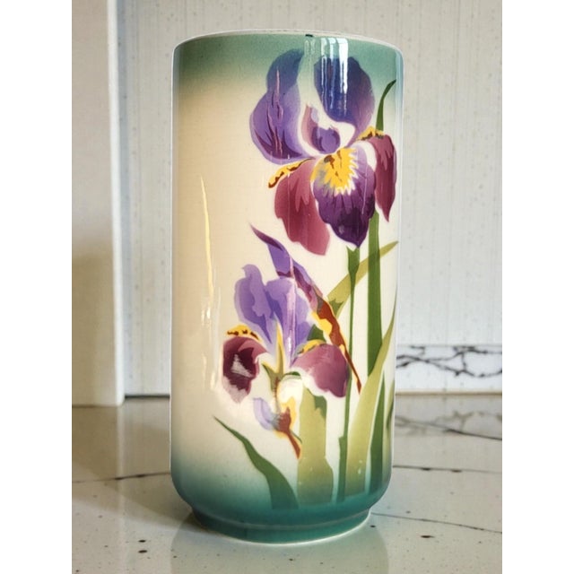 Art Nouveau earthenware vase from Choisy-le-Roi Marked Boulenger & Cie, late 19th century Height 18.7 cm Diameter 9 cm In...