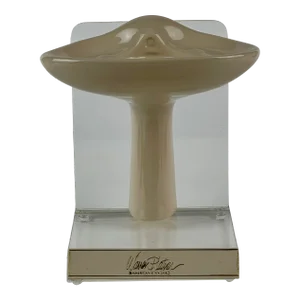 Warren Platner Miniature Showroom Sample of Sink He Designed for American Standard, Circa 1980s in Lucite Stand & Signature Label