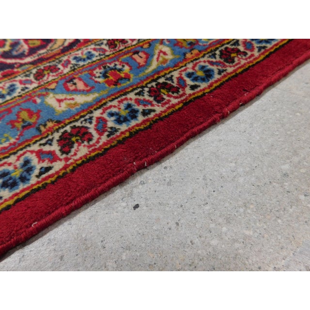 Vintage Persian Kashan Rug. 9'8"x 13'8" For Sale - Image 12 of 18