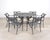 Molla Kenneth Lynch Style Star and Dolphin Garden Table and Six Chairs For Sale - Image 4 of 18